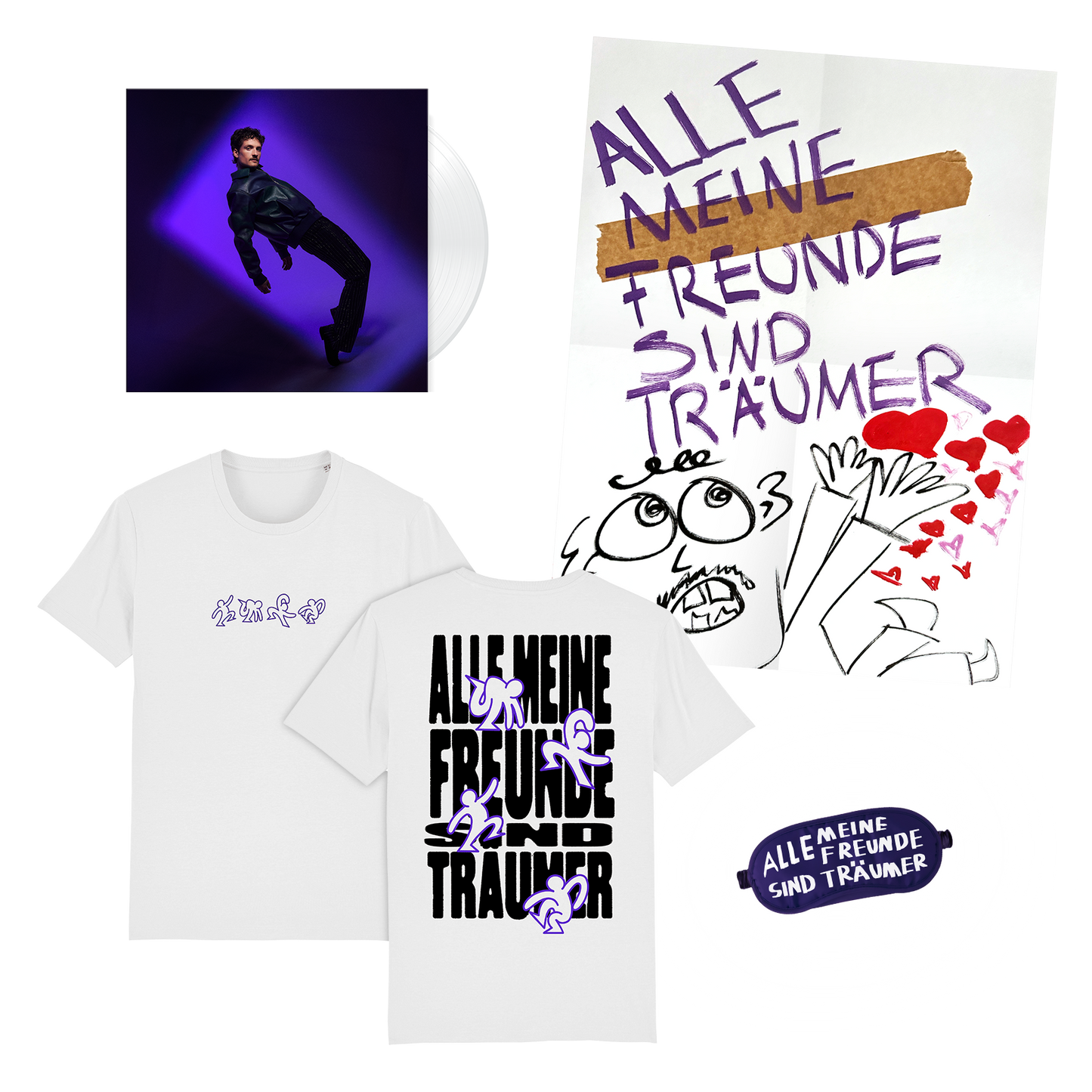 ALLE MEINE FREUNDE SIND TRÄUMER (Vinyl Bundle, signiert)